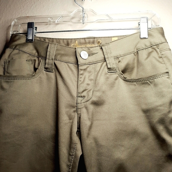 American Rag Cie Olive Curvy Skinny Jeans Size 1R - Picture 11 of 13